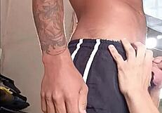 Sucking My Neighbor's Massive Twenty-Three Centimeter Cock