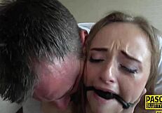 Bound Submissive Whipped For Anal Fingering