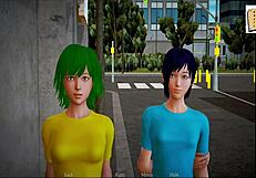 Have you seen this teen with big tits in my new family 195?