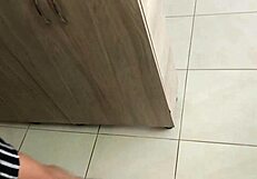 Horny Stepmom Cooks Naked, Gets Bent Over for Monster Cock Doggy