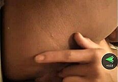 Fiery Brunette Masturbates Intensely For Viewer