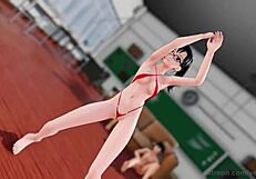 wow, how does pink cat handle such wild sex moves?