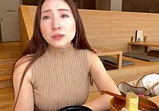 Misu Enjoys Sauna And Foot Bath Relaxation