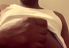 Hey, check out this nasty huge cumshot I had while sitting on the toilet. It was so horny!