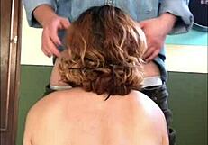 Latina neighbor gets creampie in passionate fuck!