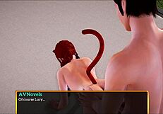 She says, Bent over doggystyle with big cock, small tits redhead.