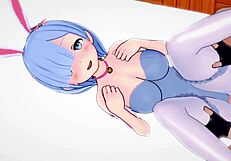 Rem bunny fucked again