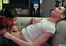 Bratty Bodybuilder Hunk Aspen Fucks Boyfriend Doggystyle While He's on Phone Sex Call