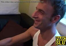 Nasty blonde babe Jessica Jensen endures intense bondage spanking, leading to cum swallowing in hardcore session