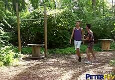 A video: Gay hunk Peterfever twins: Nolan Knox and Levy Foxx got their butts drilled