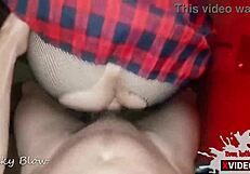he takes my pussy doggystyle pov and creampies bareback