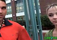 Hot blonde girl in free blonde porn video