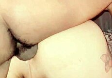 Black Stud Strokes My Latina Shemale Ass