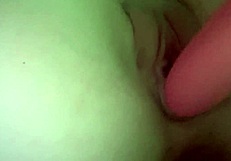 Small cocksucking prostitute makes herself happy with a sex toy