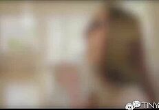 Dillion Harper, college babe, stuffed with cock, pussy filled, cumshot tease?