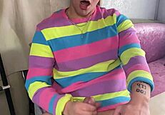 Horny College Guy Talks Dirty While Jacking Off