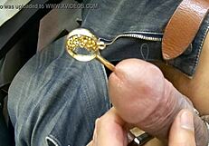 Curious about peehole play? Watch this intense solo session.