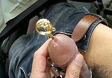 Curious about peehole play? Watch this intense solo session.