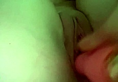 Petite babe pleasures her wet tight pussy