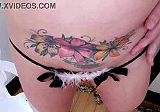 Kiki daire's christmas gift: pov blowjob and cum swallow from monster cock