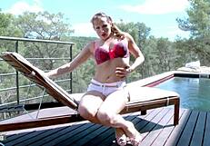 nice petite redhead emy russo strips naked on webcam