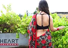 I watch hot bhabhi in saree showing her big tits and ass - episode 4