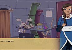 Avatar's Night Blowjob: Brunette Lesbian Uses Dildo for Intense Orgasm