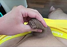 A much simpler video uploaded by a man in yellow pantyhose