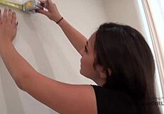 An adorable young woman likes to get fucked in the ass during a casting