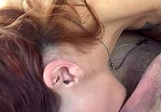 can mckenzie gold's daytime car blowjob end with cum in her mouth or not?