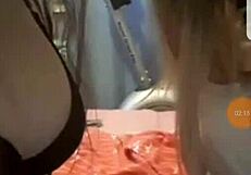 periscope babe teases with her stunning chest in playful clip.