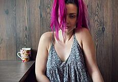 Four Bright Orgasms In The Kitchen!