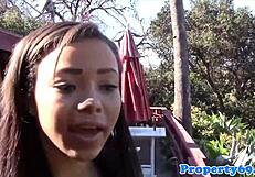 ebony realtor bent over doggystyle