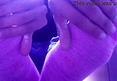 Showing My Pink Socks And Tired Feet In Gay Solo