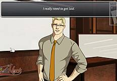 the student hunk gets attracted to muscular teacher