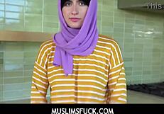 Wow, follow your wettest fantasies with Angeline Red on Muslimsfuck!