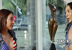 Bikini clad sisters indulge in office related prohibited relations