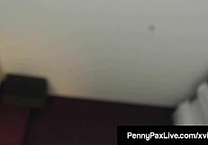 small framed penny pax rubs hairy muff 😏