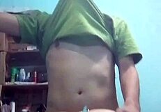 They filmed themselves naked and in amateur couple having doggy style sex