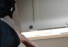 Look at this close up of big dick and feet! Monster cock amateurs in homemade action!