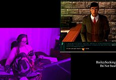 exploring blackmoor manor, big tits on display