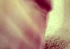 Big monster cock gets stroked hard and fast.