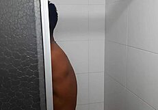 mother-in-law interrupts in bathroom for blowjob