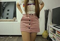 girl pops balloons in stockings and pantyhose