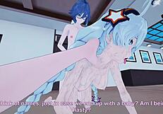 Girls From St. Freya Ride Schicksal's Artificial Cocks Hard