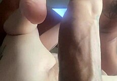 I lick Ezekiel's ass as he rubs my wet pussy in interracial rimjob.