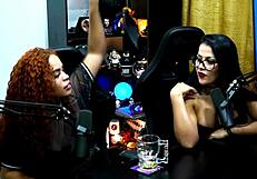 Emy Tattooed Full Of Lust In Sheer Red!