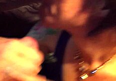 Ky shows what happens with sloppy spitting cum cock sucking