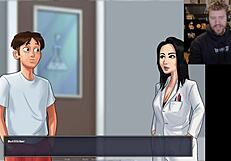 Faking a relationship with her: The Summer affair with two DD endowed buddies shall remain blameless