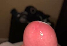 Bosshoggy intensely strokes his monster cock